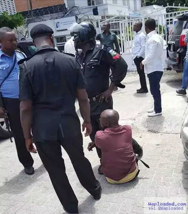 See What an Okada Rider Did After Police Officers Beat Him Up and Seized His Bike in Lagos (Photo)